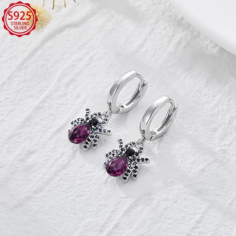 S925 Sterling Silver Spider Ear Cuffs — Unique Punk Style
